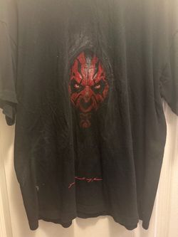 Darc sport darth maul Star Wars shirt size l