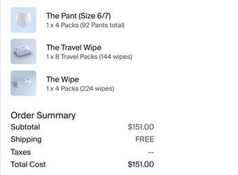 Diapers / Training Pants