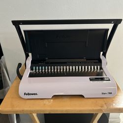 Brand New Fellows Star + 150 Comb Binder Machine