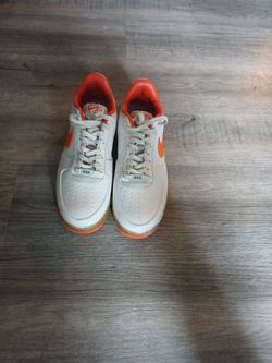 Air Force 1 Xxx White And Orange Size 12