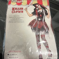 Killer Clown Costume 