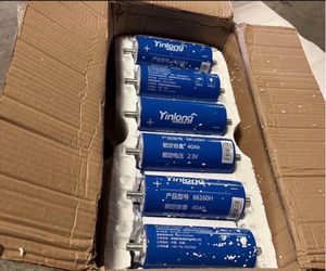Yinlong 2.3V 40Ah 66160 LTO battery (6 cells). Lithium Titanate Oxide