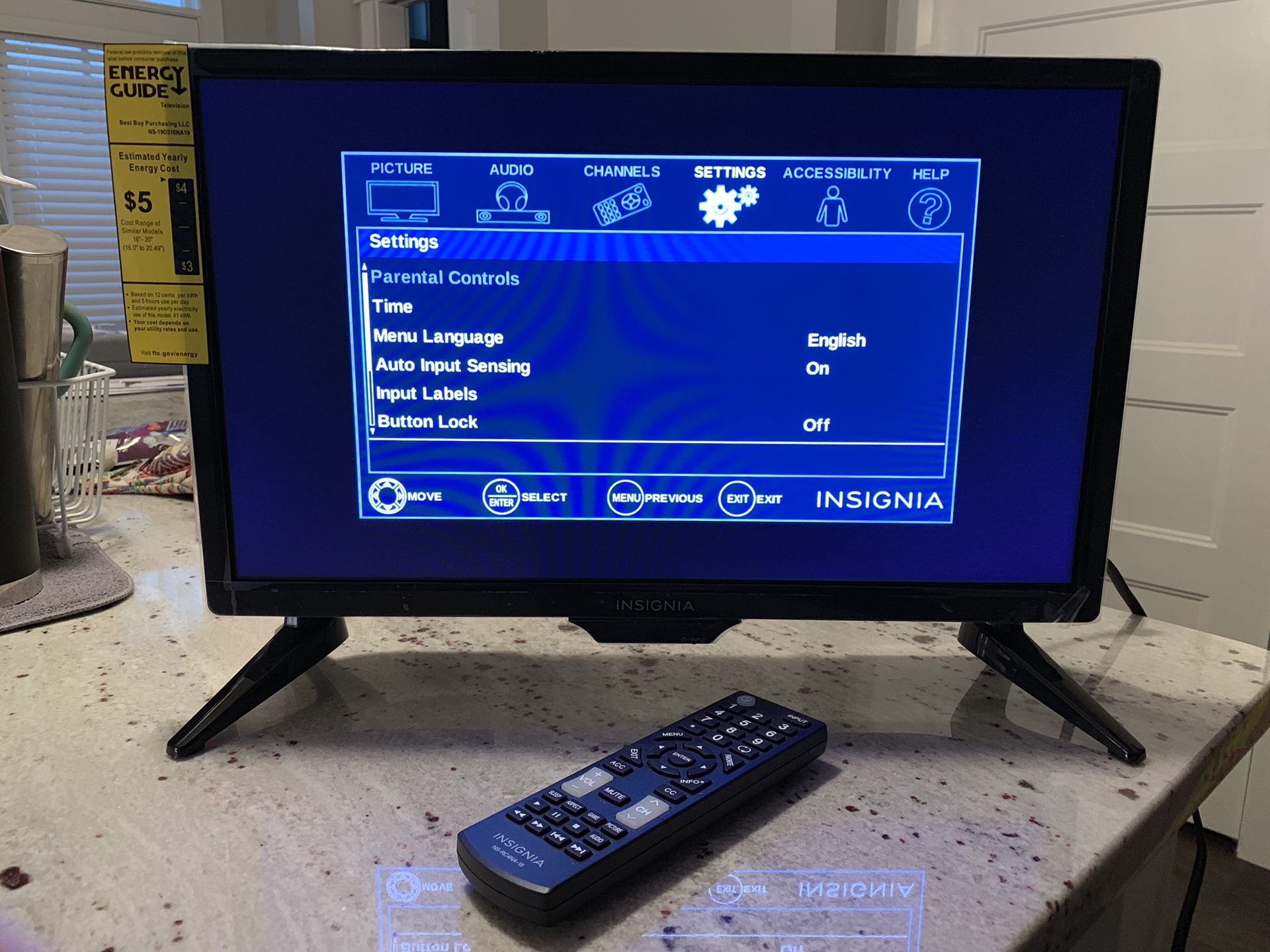 19” Insignia LED TV & 2 WeMo Smart plugs