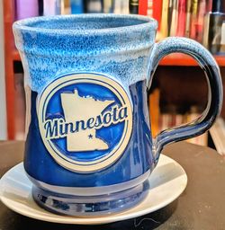 2013 Deneen Pottery Minnesota State Handthrown Pepin  Mug, 14 oz.