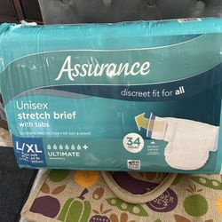 Pampers Adultos L / XL 34 Count $20 