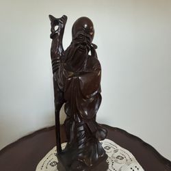 Antique Wooden Figure 