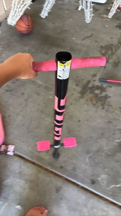 Pink and Black Pogo Stick