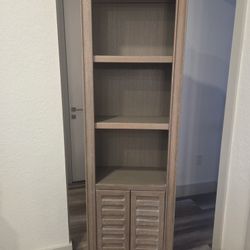 2 Bookshelves With Storage 72in Tall