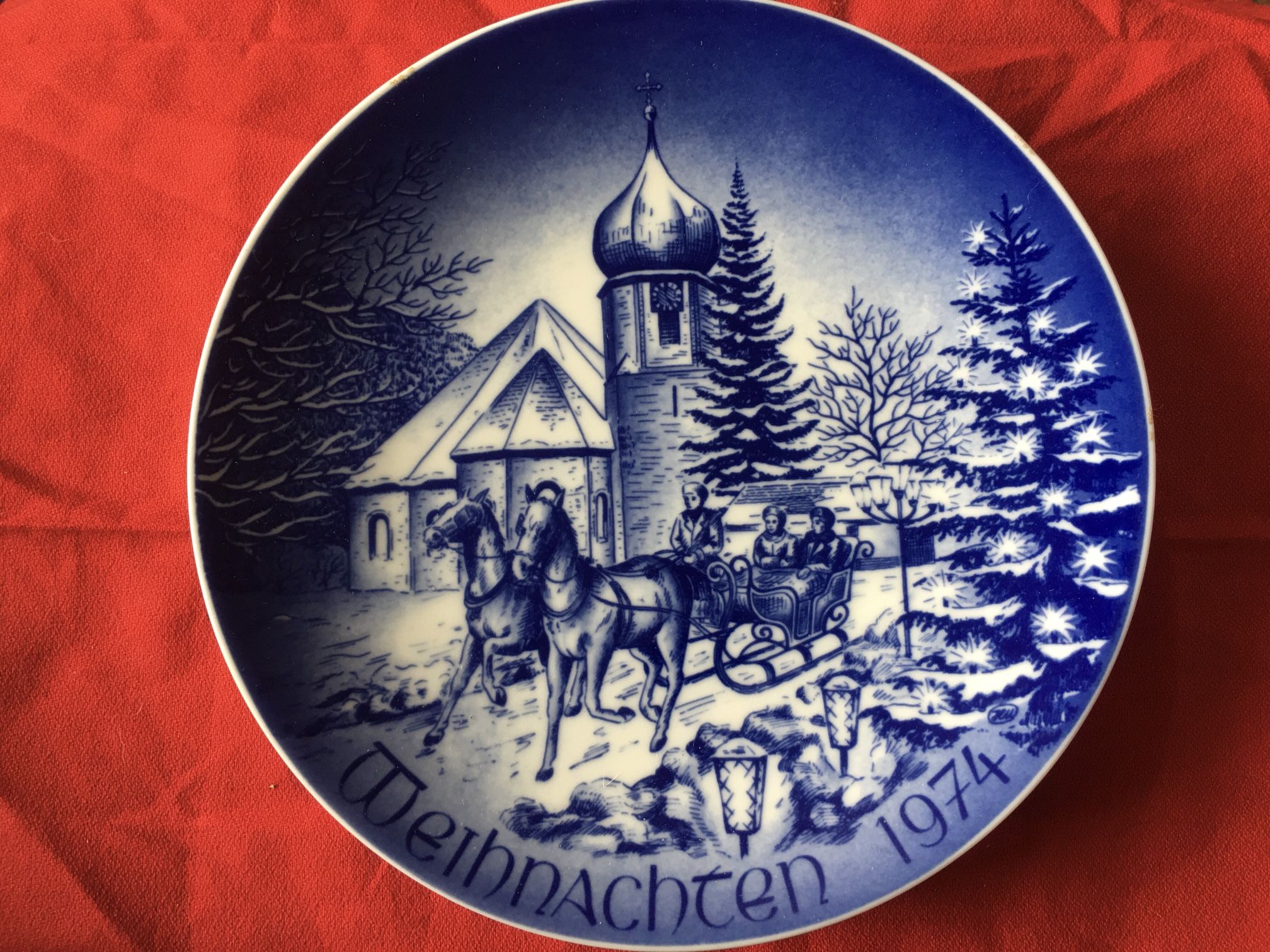 Ltd Edition Bareuther “Weihnachten” (Christmas)Plates $8 Obo