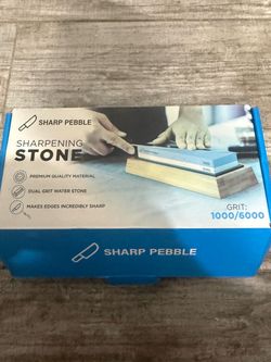 Sharp Pebble Knife Sharpening Stone 1000/6000 Grit – NEW