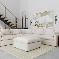 New 6 Piece Modular Luxury Performance Sectional Cloud Couch! Free Delivery 🚚!