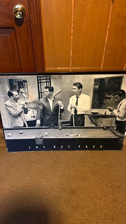 Vintage black-and-white picture of The Rat Pack