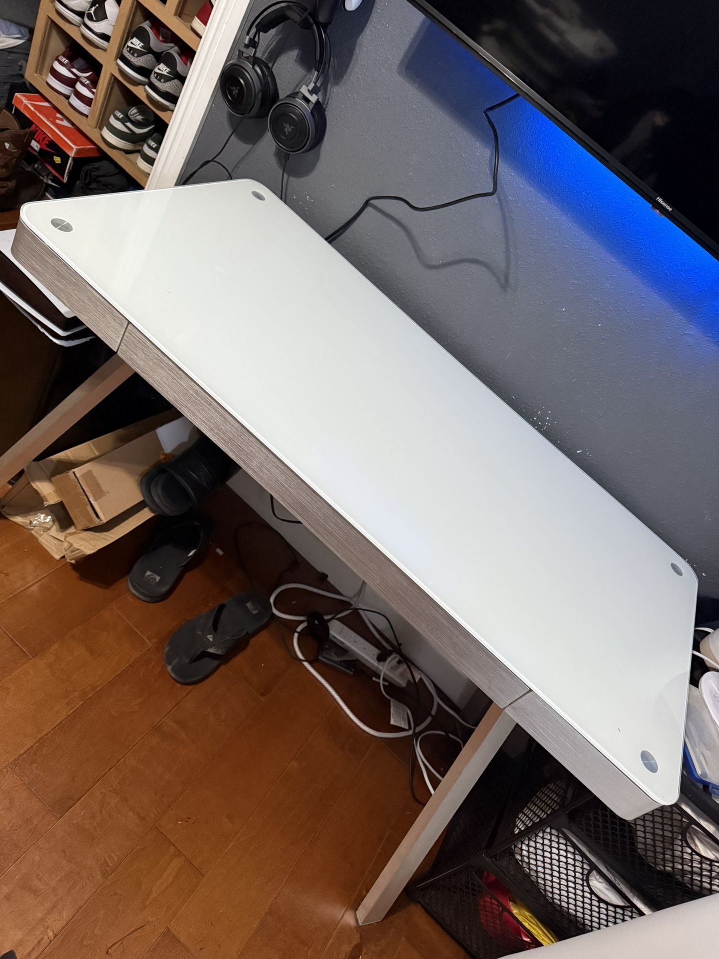 Glass Desk
