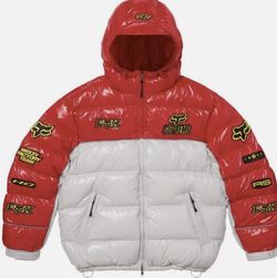 Supreme/Fox Racing Shiny Down Puffer Jacket