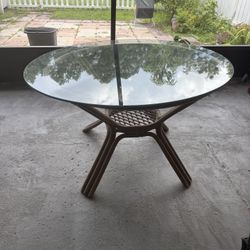 Glass Top Round Table Free