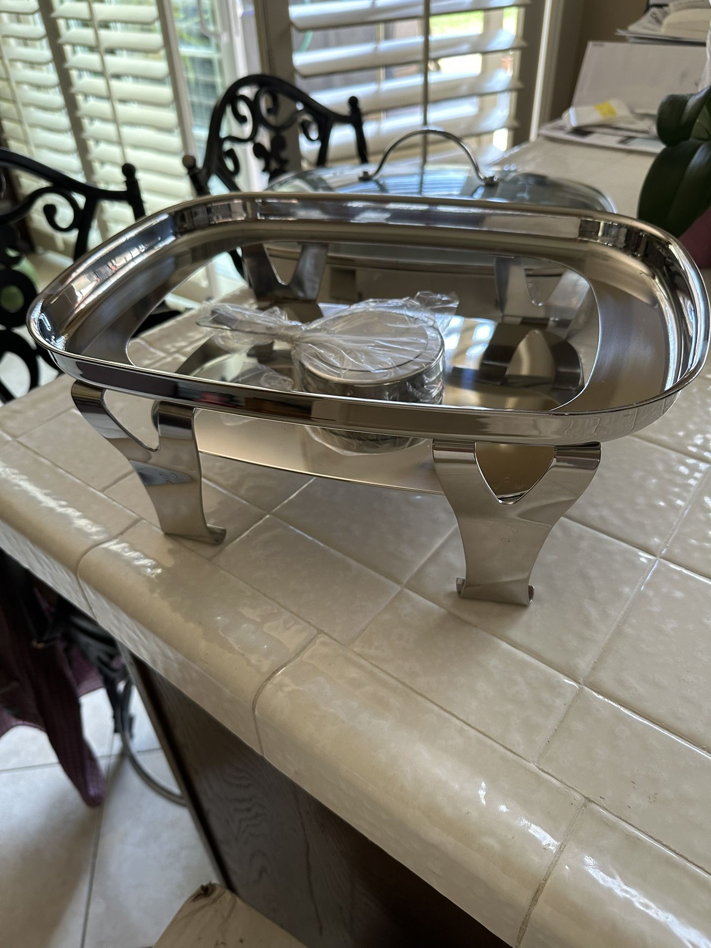 2 Stainless Steel Rack And 2 Rectangular Baker