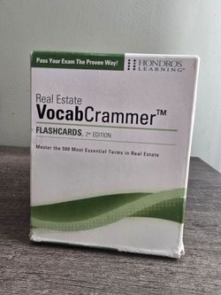 Real Estate VocabCrammer Flashcards 2nd Edition