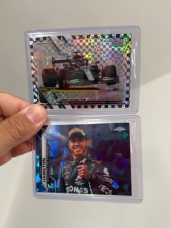 Lewis Hamilton topps chrome cards