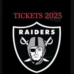 2025 Raiders tickets 