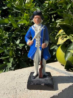 1930’s Revolutionary colonial soldier doorstop