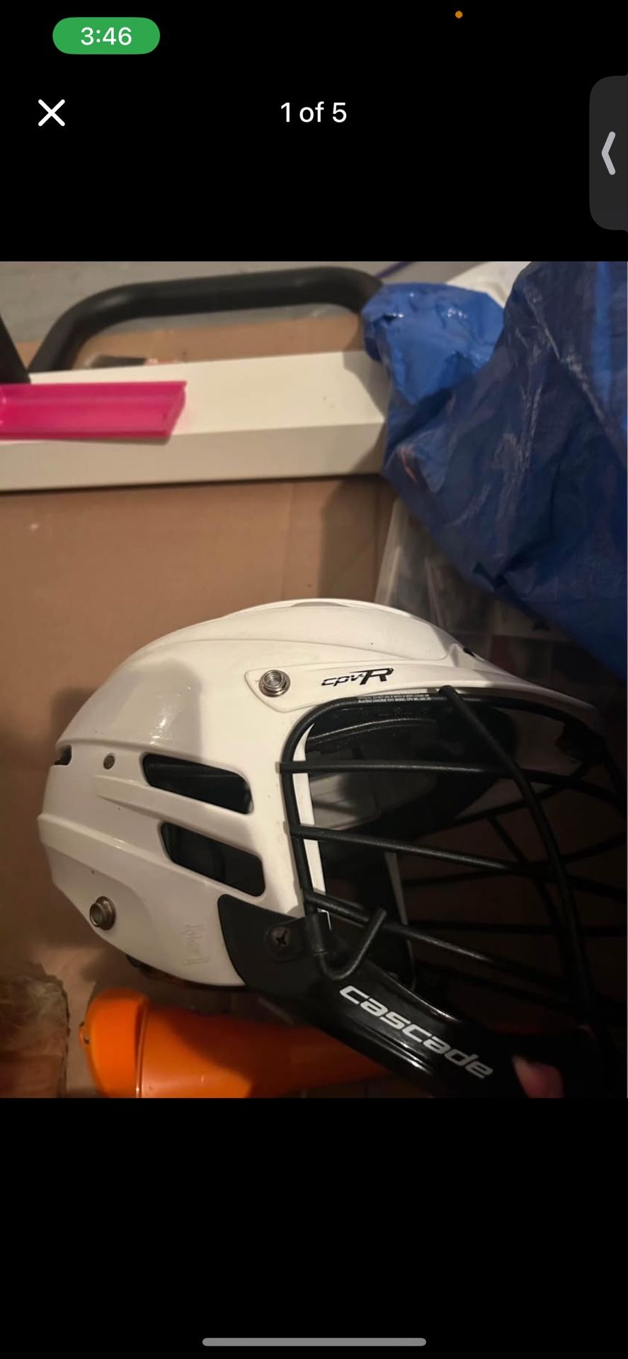 Cascade CPV-R lacrosse helmet 
