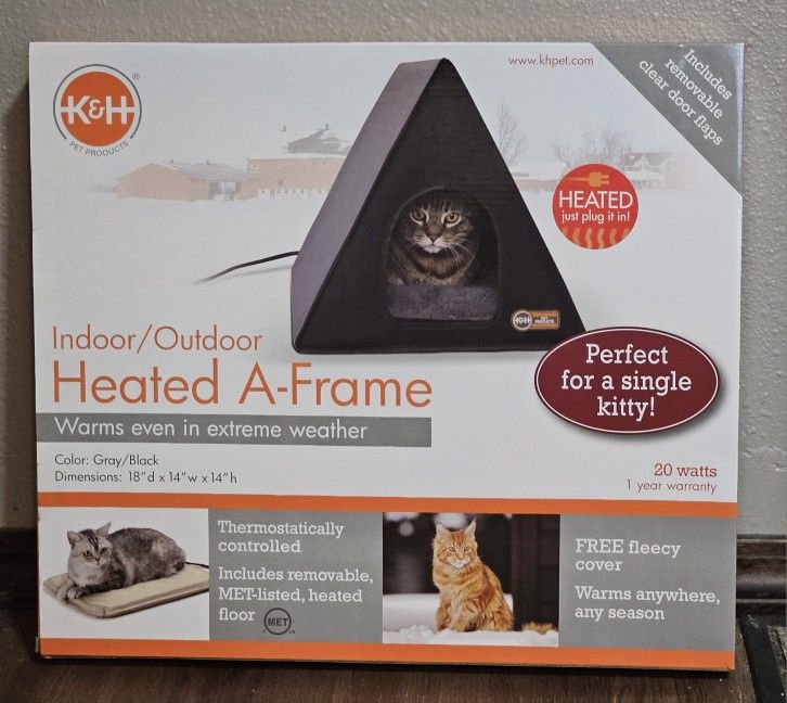 K & H Thermo A-Frame Heated Cathouse