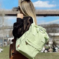 Pixi Beauty Green Backpack