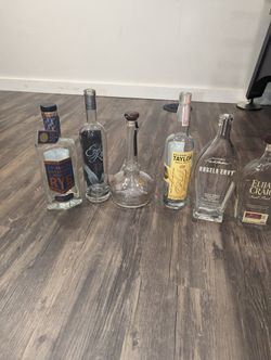 Empty Bourbon Bottles 