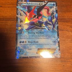 Ash Greninja EX Pokémon Card 