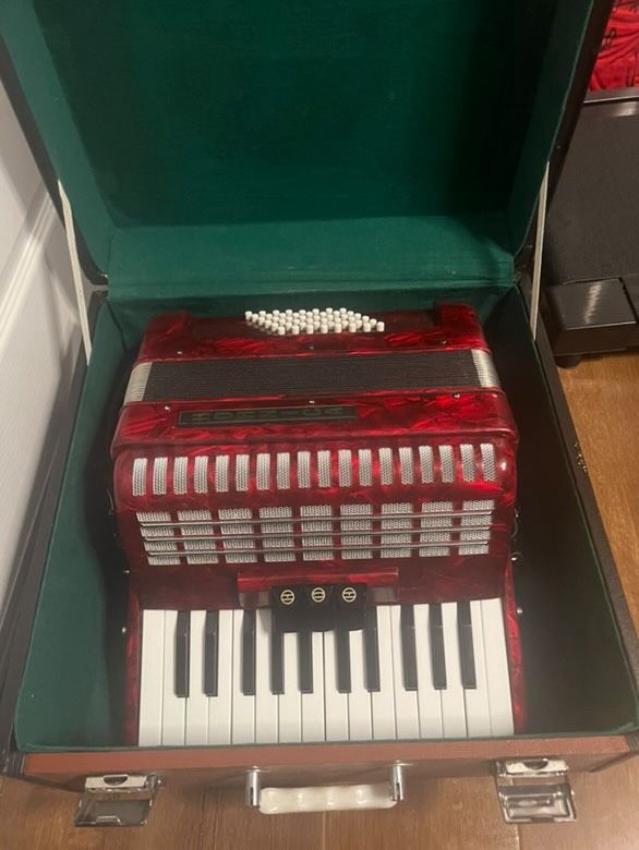 Honica Accordion Red
