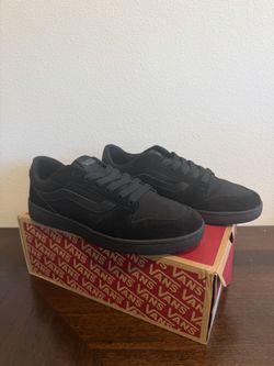 Vans Ryland LS Black Suede Canvas Men's Size 9.5