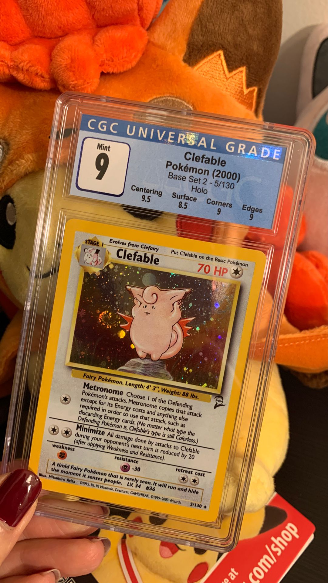 Pokémon Pokemon Card - Clefable (Base Set 2)