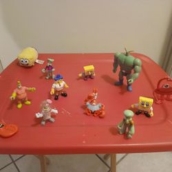 Spongebob Square Pants And Friends Lot Of 12