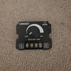 New DC 12V–24V LED Dimmer Switch 30A 360W Adjustable Voltage