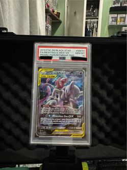Pokemon Mewtwo Mew GX PSA 10