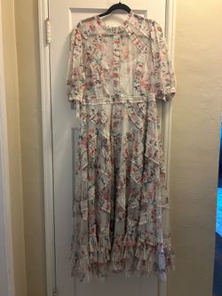 MacDuggal floral dress
