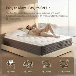 [New] 12" King Hybrid Mattress Fiberglass Free