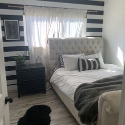 Restoration Hardware Queen Bed 