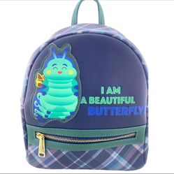 Loungefly Disney Pixar Bug's Life Heimlich Beautiful Butterfly Mini Backpack