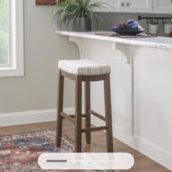 Linon Cessford Bar Stool, Natural