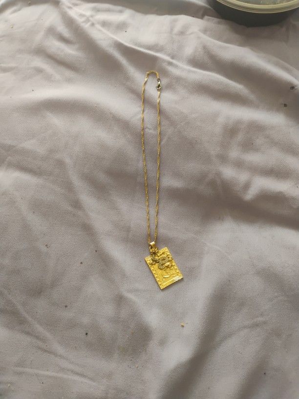 Golden Dragon Necklace 