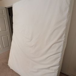 Queen Size Wooden Platform Bed 