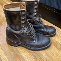 Vintage Paraiso Lace-Up Boots, Logger 22 / Size 39