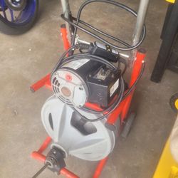 Ridgid K-400 T2 Drain Cleaning Snake Auger Machine 3/8" x 50 Ft.!!!