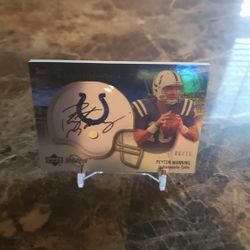 Peyton Manning Autograph And Memorabilia Card 06/15