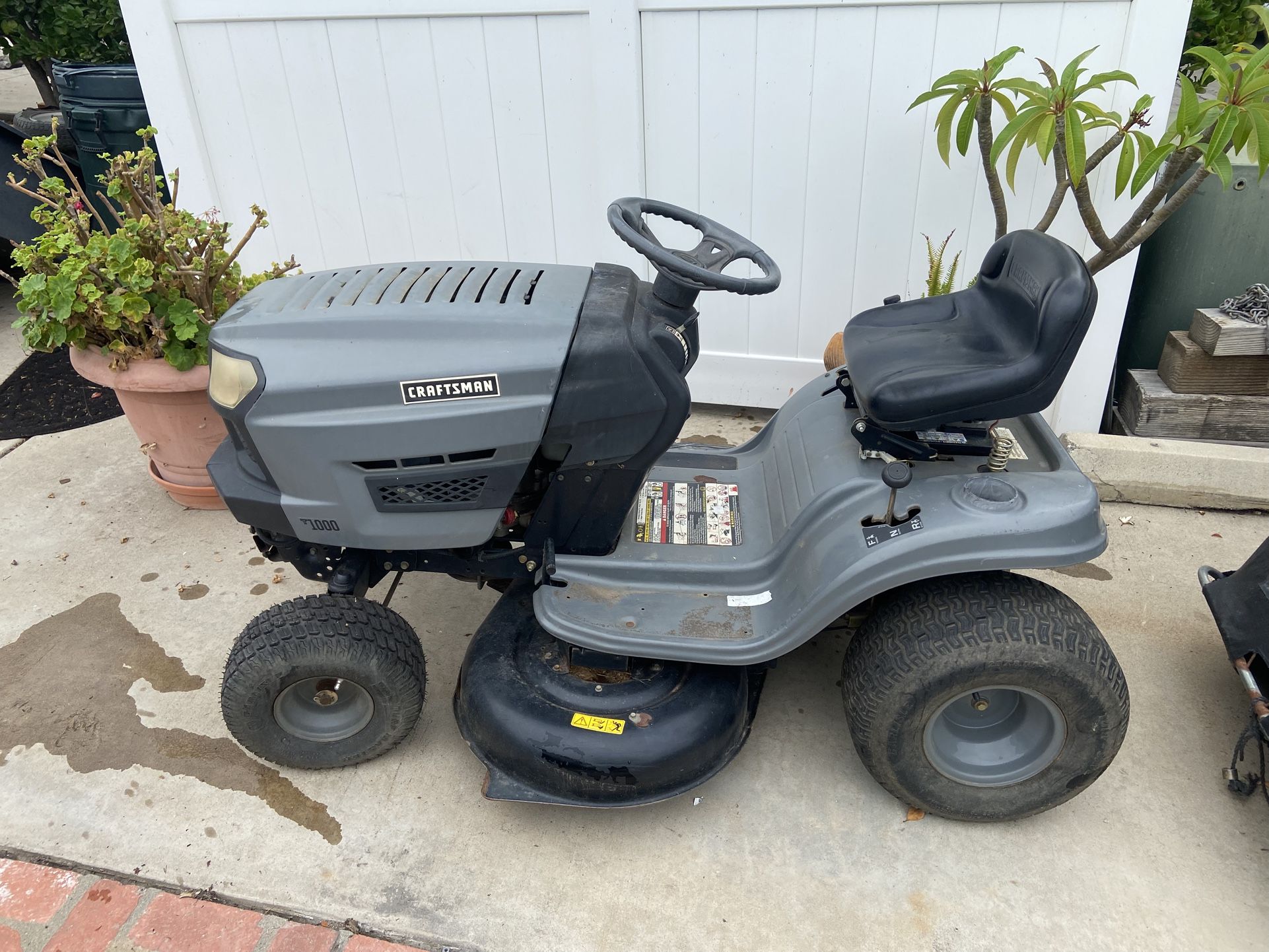 Riding Mower With Additional