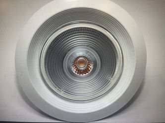 EcoSmart Indoor Led Lightbulb Part 38 Dimmable 13 W Bright White lot of 25 with white baffle ring