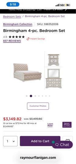 Birmingham 3 Piece Queen Bedroom Set