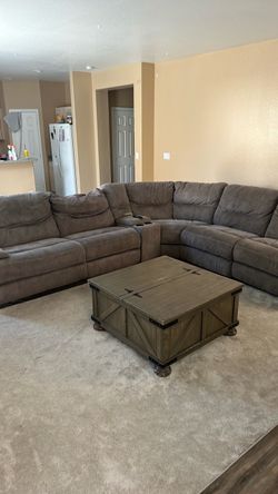 Large recliner couch