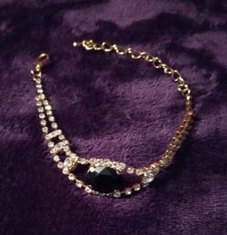 Black Austrian Crystal Bracelet